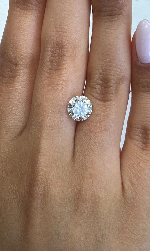 5 CT Natural White Diamond Round Cut VVS1 D Grade IDGL Certified 1 Free Gift 5K5 - Image 3 of 4