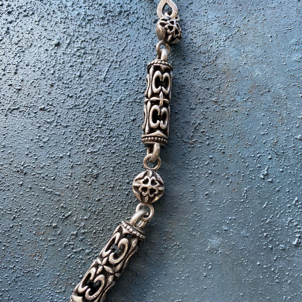A&G Wallet Chain Sterling Silver 925 Gothic Cross Roller A&G Wallet Chain Sterling Silver 925 Gothic Cross Roller