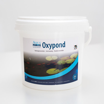 Fadenalgenvernichter für Teich, Pflege Anti Faden Algenmittel,  Oxypond 2,5kg