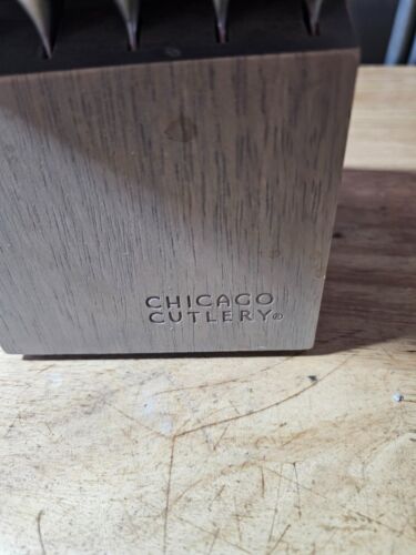 Chicago Cutlery Insignia Steel 13-Piece Kitchen Knife Set with Gray Wood Block - Picture 4 of 6