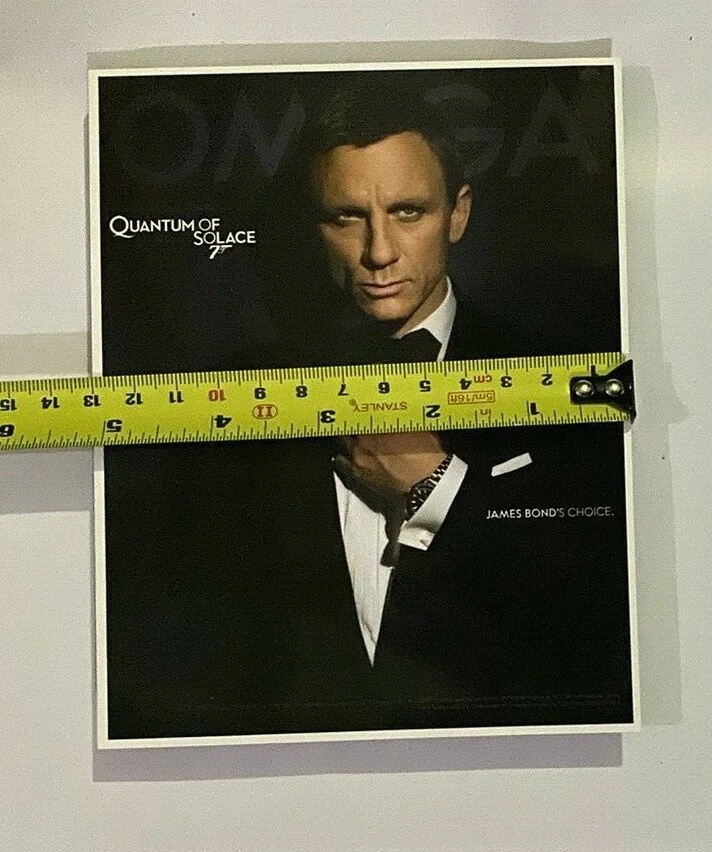 Reloj Omega Exhibición Oficial Tablero Trasero - James Bond Quantum of Solace 007 - S Foto 3 de 4