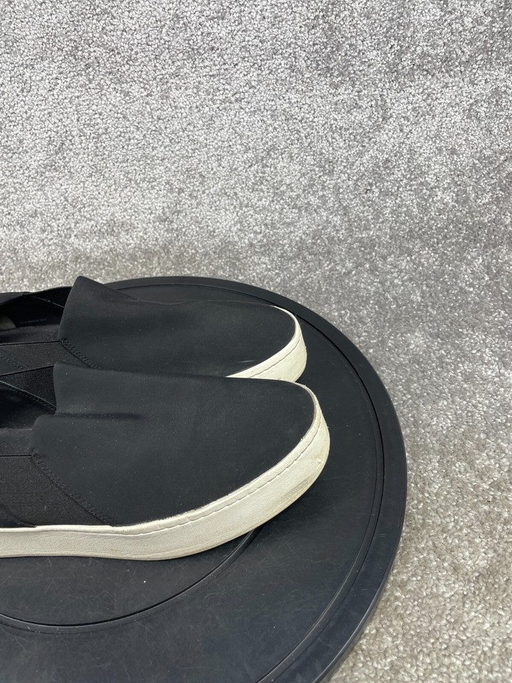 Vince Shoes Womens Size 8.5 Warren Casual Sneaker Black Leather Round