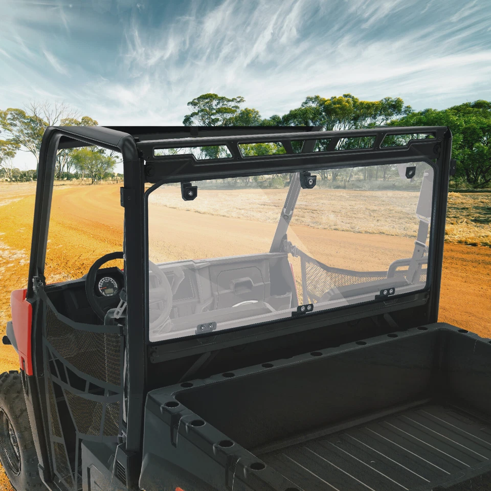 Ventana trasera transparente UTV para Polaris Ranger 570/500/EV/ETX/SP 570 tripulación 15-25 Foto 2 de 4