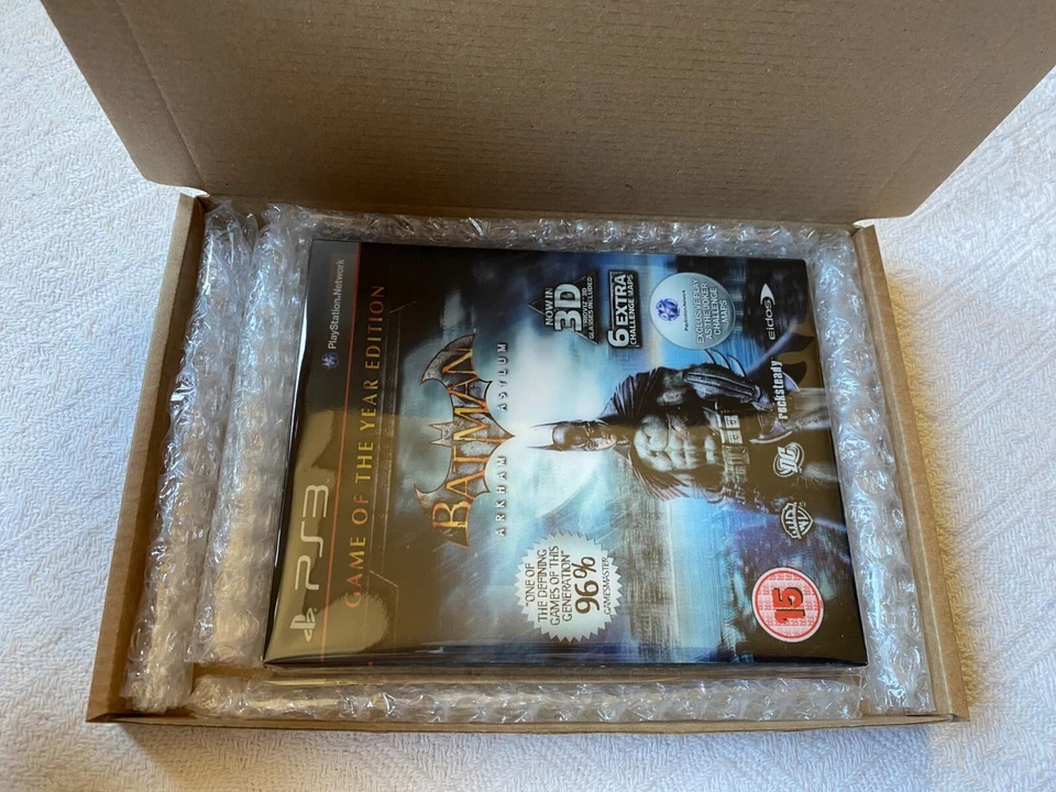 Batman Arkham Asylum Game of the Year Edition PS3 - UK PAL VGC CIB  3D Glasses - Image 3 of 4