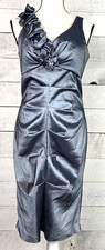 R M Richards Dress Womens 14 Stretch Body Con Ruched Party Cocktail Wedding
