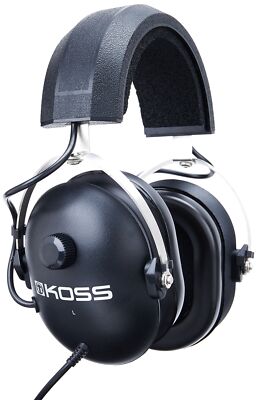 Koss QZ99 Passive Noise Reduction Headphones with Volume Control and Coiled Cord