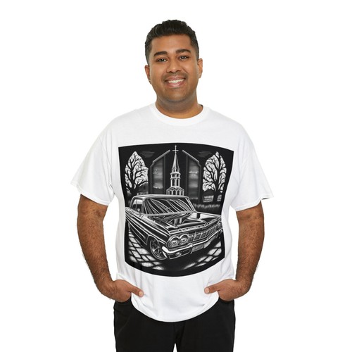 Vintage Style Lowrider T Shirt Chicano Cholo Art Graphic Tee Cars Homie Gangster - Picture 15 of 17