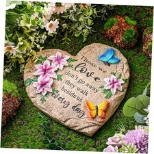Memorial Garden Stone Sympathy Gift Decor Those We Love Don't Go Away 10 Inch