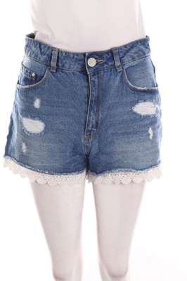 TERRANOVA Shorts Jeansshorts Used Look M blau