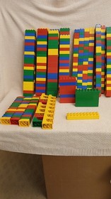 Vintage  Lego Duplo Bricks 569 Pieces, Size Details In Description Read