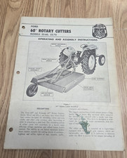 Ford 60 Rotary Cutter 22-6022-70 Operating And Assembly Instructions Ford 60 Rotary Cutter 22-6022-70 Operating And Assembly Instructions
