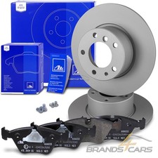 ATE BREMSSCHEIBEN Ø302 VOLL +BREMSBELÄGE VORNE FÜR BMW 5-ER E34