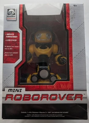 MINI ROBOROVER - 7.5" BATTERY OPERATED ROBOT c/w POSEABLE HEAD & ARMS - NEW - Image 1 of 4