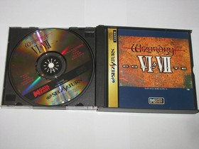 Wizardry VI & VII Complete Sega Saturn Japan import US Seller