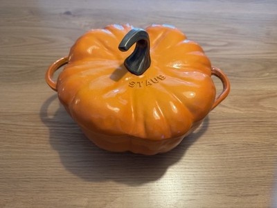 Staub Pumpkin Cast Iron Dutch Oven 3.5 QT