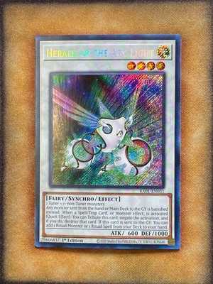 Yugioh Herald of the Arc Light RA01-EN031 Secret Rare 1st Ed NM