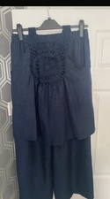 Ladies Navy Co Ord Set XL