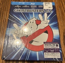 Ghostbusters 1 2 Digibook Blu-Ray Digital, 1984, 1989 Brand New Sealed