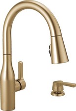 Delta Marca 1H Pull-Down Kitchen Faucet Champagne Bronze-Certified Refurbished