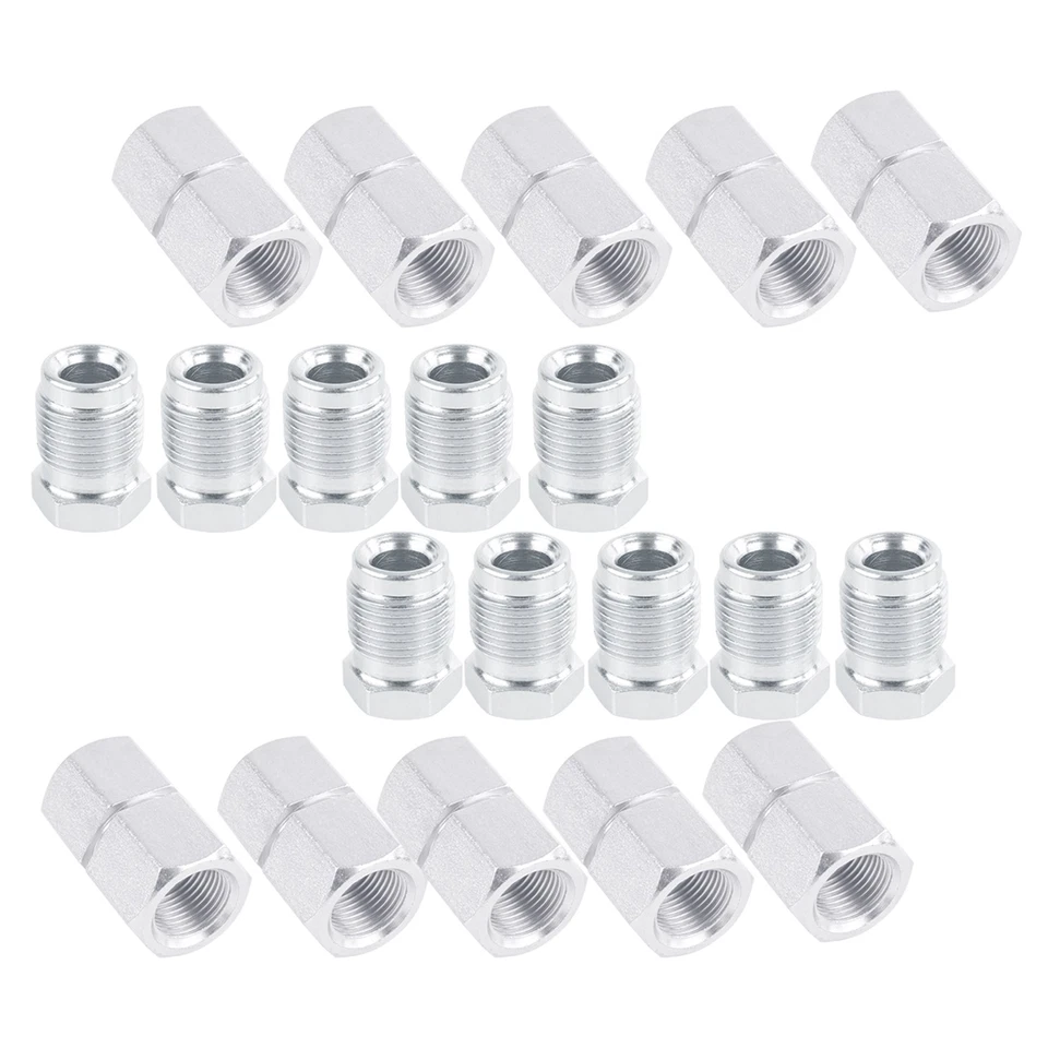 QUICK BRAKE 10x VERSCHRAUBUNG 5x VERBINDER für BREMSLEITUNG 6 mm E BÖRDELUNG M12x1.0