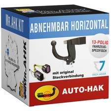 AutoHak Anhängerkupplung abnehmbar für Peugeot 3008 09-16 + 13polig spezifisch