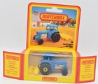 Matchbox Superfast #46 Ford Tractor with harrow. German Box. Lesney England