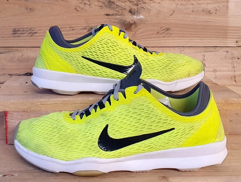 Nike Zoom Fit Running Trainers 704658-701 Neon Yellow/Black UK5/US7.5/EU38.5 - Photo 1/4