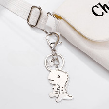 T-Rex Keychain, T-Rex Keyring, Metal Keychain, Metal keyring