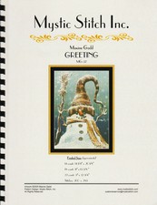 Greeting by Mystic Stitch cross stitch patter...
