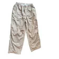 BDG Urban Outfitters Tan Cargo Pants Drawstring Utility Streetwear Womens S