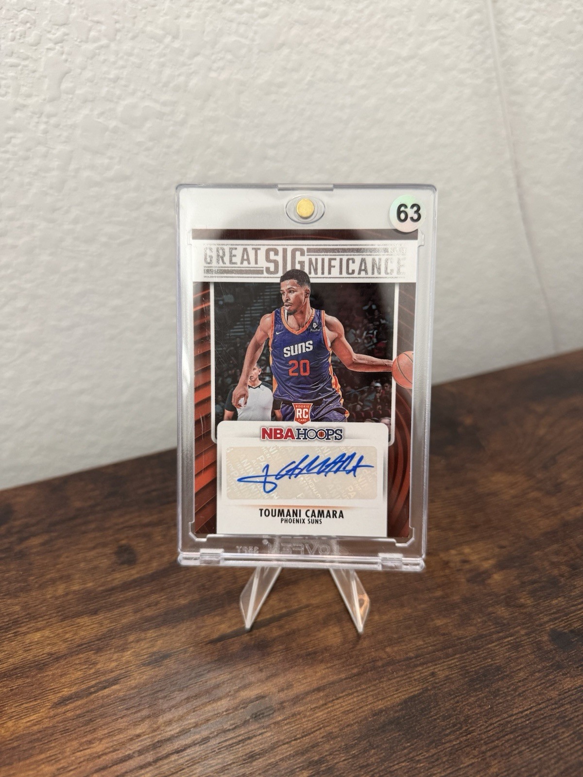 2023-24 Panini NBA HOOPS Toumani Camara ROOKIE AUTO Great SIGnificance #GS-TOU