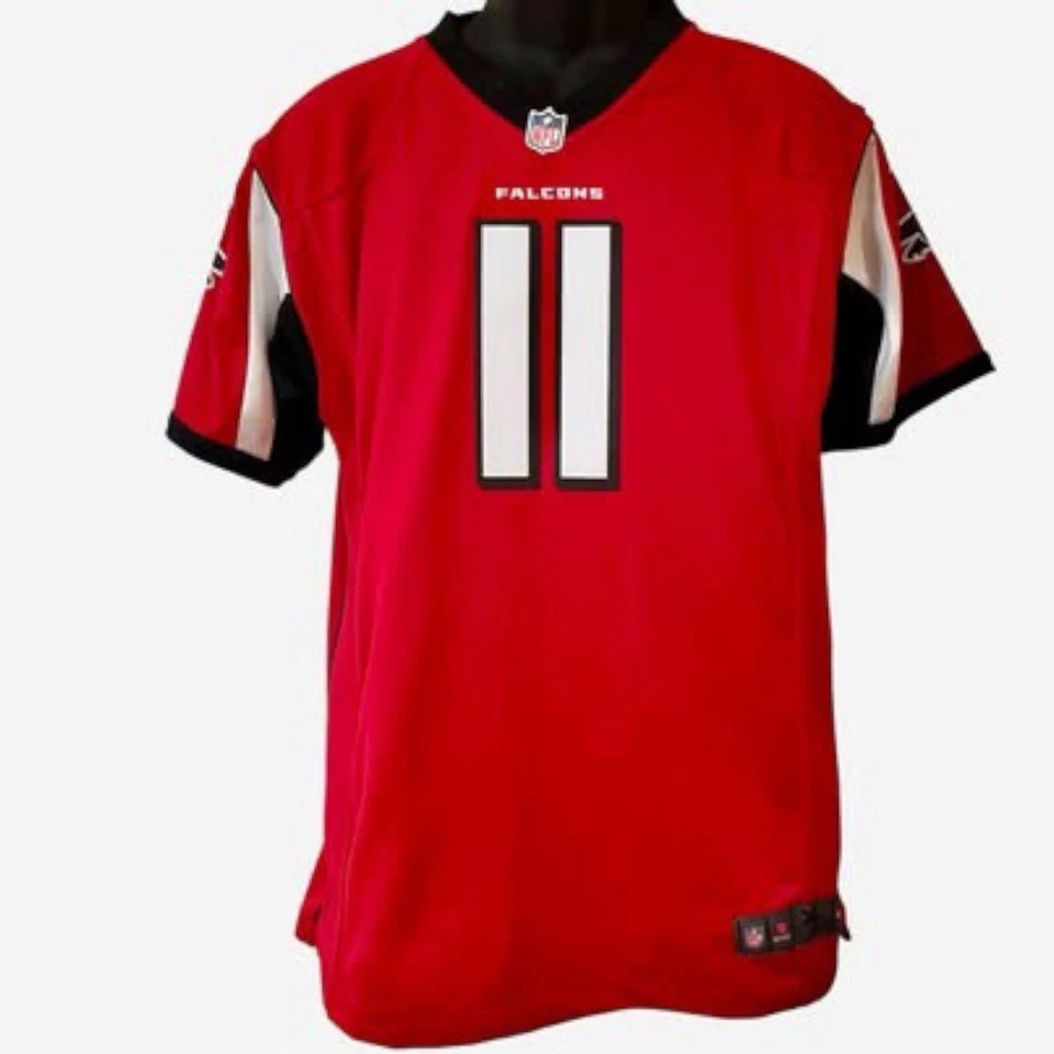 Camiseta de fútbol americano juvenil Atlanta Falcons Nike NFL Julio Jones #11 XL 18/20 roja para niños Foto 2 de 4