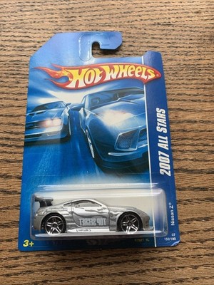 2007 Hot Wheels Nissan Z silver Top Secret All Stars 152/180