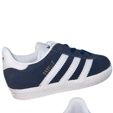 NEW Adidas s Gazelle I - Toddler Size 7K College Blue White Stripe Soccer Shoes