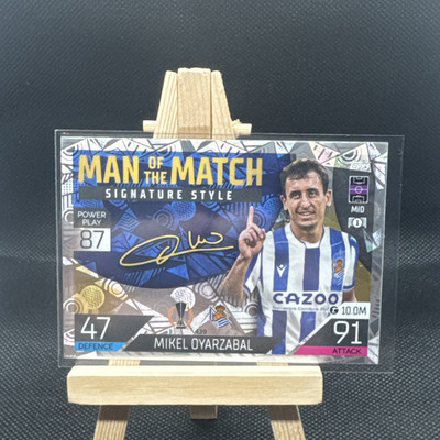 Man of the Match Topps 2022-23 #439(signature Style) Mikel Oyarzabal 