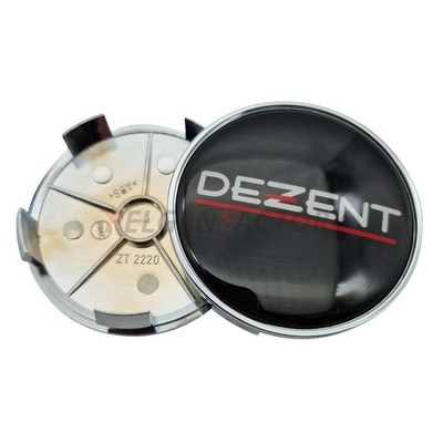 1x Dezent Nabendeckel 68 mm (DZE), ZT2220 Felgendeckel, Schwarz, Nabenkappe R...