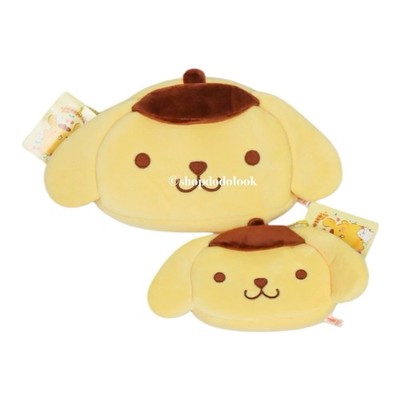 Pompompurin Face Plush Zipper Pouch Set Of 2