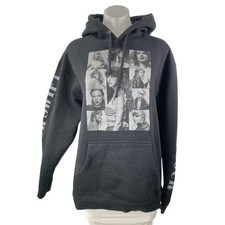 Taylor Swift The Eras Tour Black Long Sleeve Hoodie Sweater Sweatshirt Top Sz M
