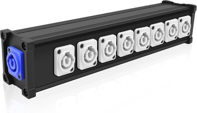 XMSJSIY PowerCon Splitter 1 to 8 Distribution Box 8 Channel