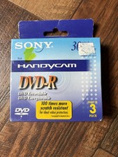 Sony Handycam DVD-R 30 Min 1.4GB Recordable Disc New Sealed