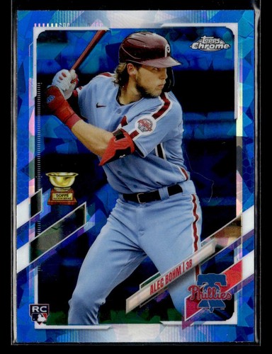 Alec Bohm #277 2021 Topps Chrome Sapphire card