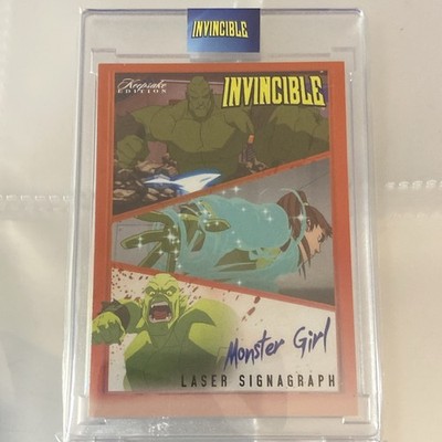 Invincible Monster Girl Orange Character Laser Signagraph NSCC-7 Card /25 SDCC