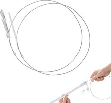 Extra Long Pipe Cleaners,Straw Cleaner Brush Long,Tube 2 PCS, Silver