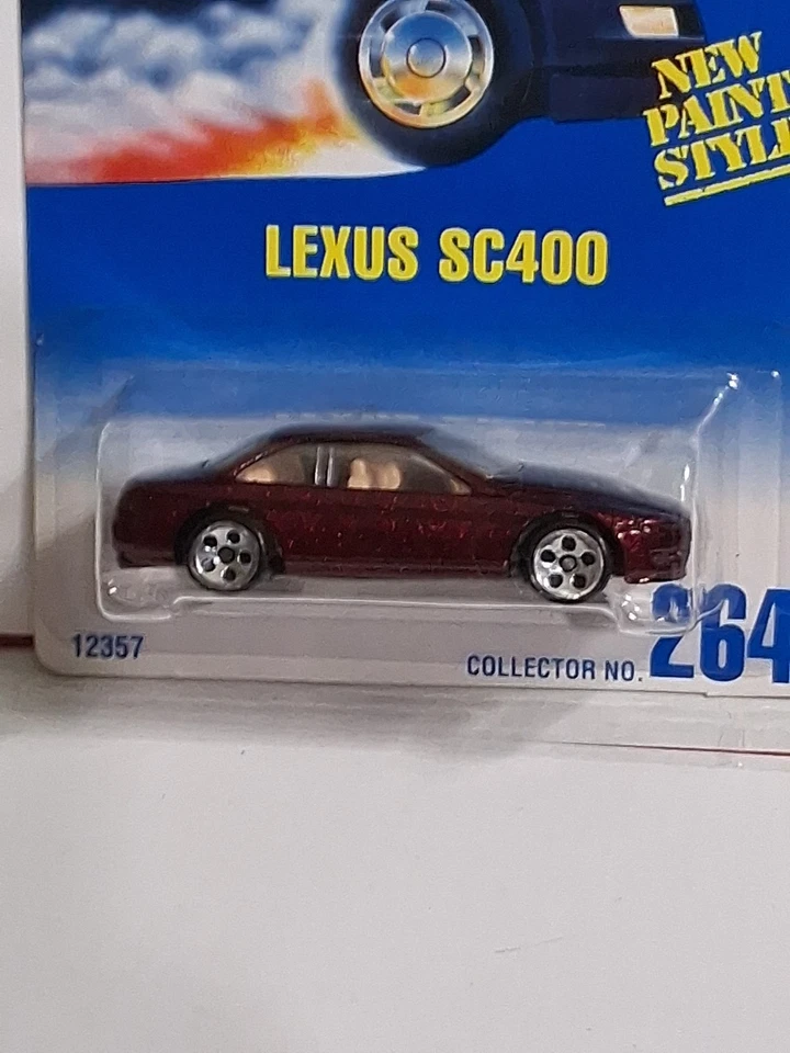 Hot Wheels 1992 Mainline Collector #264 Lexus SC400 B3 Foto 2 de 4