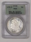 1879S Morgan dollar PCGS MS66 pure white both sides