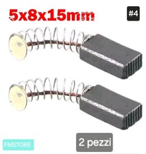 2 Pz  Spazzole carboncini 5x8x15 mm per Smerigliatrice Angolare Trapano Bosh #4