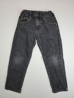 DKNY Kids Boys Gray Washed Denim Jeans Size 6 Adjustable Waist