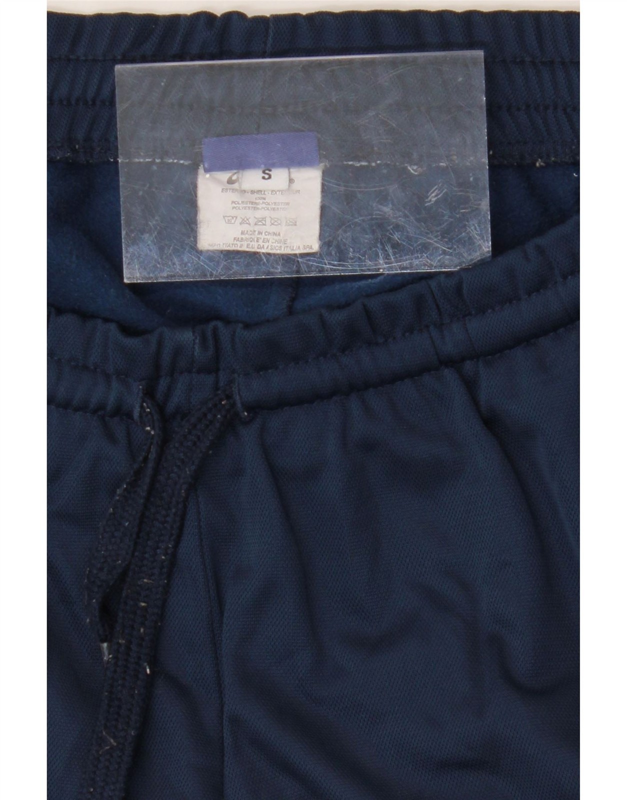 ASICS Mens Tracksuit Trousers Small Navy Blue Polyester CD10 thumbnail 3