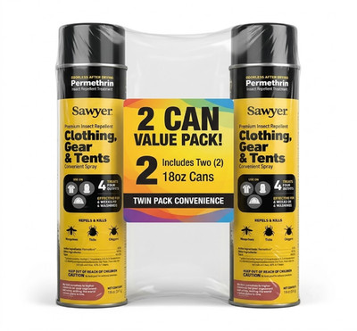 (2 pack) Sawyer Products Premium Permethrin Insect Repellent Aerosol Spray