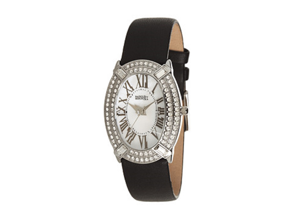 BADGLAY MISCHKA RHINESTONE DESIGN STAINLESS STILL WATCH Ladies Badgley Mischka Watch Rose Gold Bronze Copper Quartz  main image 4